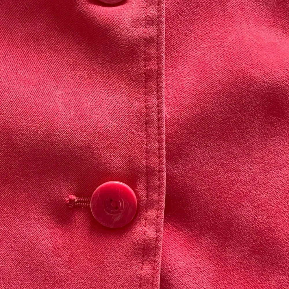 Cato Jacket Women's 24W Red Collared 3/4 Sleeve P - Picture 6 of 11